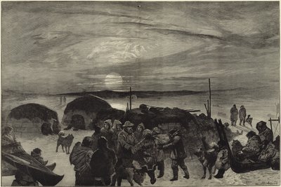 The American Franklin Search Expedition by English School