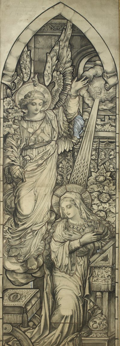 The Annunciation, workshop of Heaton, Butler & Bayne, c.1900 by English School