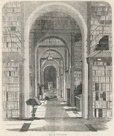 The Arched Room at the British Museum by English School