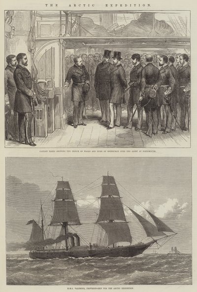 The Arctic Expedition by English School