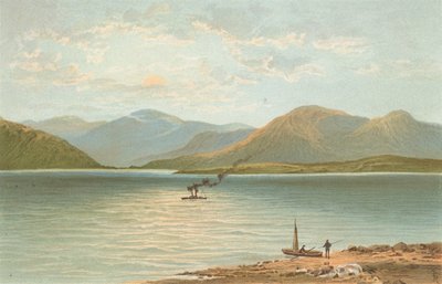 The Ardgower Mountains from Ballachulish by English School