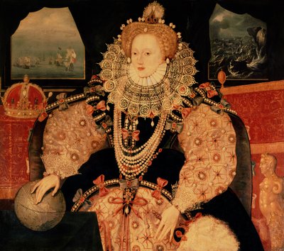 The Armada Portrait of Queen Elizabeth I, c.1590 by English School
