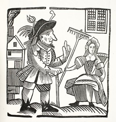 The Arraigning and Indicting of Sir John Barleycorn, Knt. (illustration) by English School
