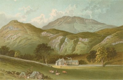 The Ascent of Ben Lomond from Rowardennan by English School