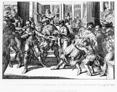The Assassination of George Villiers, 1st Duke of Buckingham, c.1822 by English School
