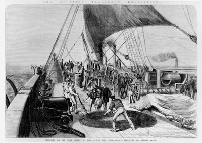 The Atlantic Telegraph Expedition, the Final Attempt to grapple the Lost Cable by English School