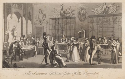 The Automaton Exhibition, Gothic Hall, Haymarket by English School