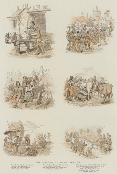The Ballad of Dame Durden by English School