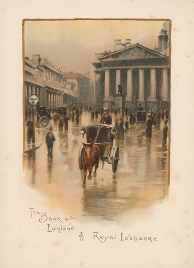 The Bank of England, The Royal Exchange by English School