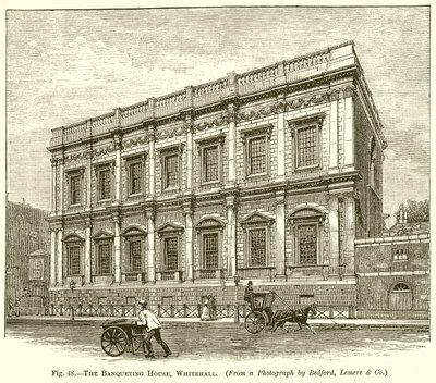 The Banqueting House, Whitehall by English School