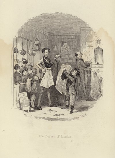 The Barber of London by English School