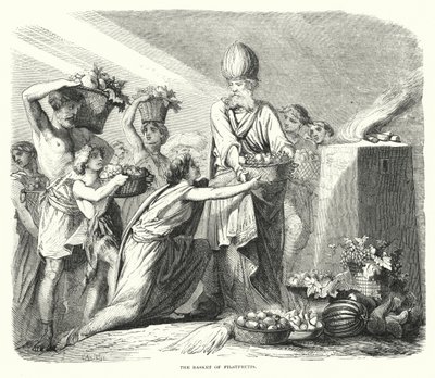 The Basket of Firstfruits by English School