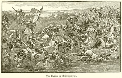 The Battle of Bannockburn by English School