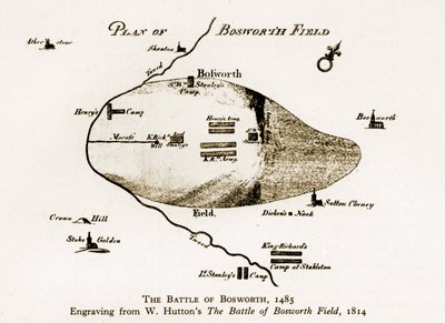 The Battle of Bosworth by English School