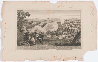 The Battle of Minden or Thornhausen in Westphalia on 1st of Aug 1759 by English School