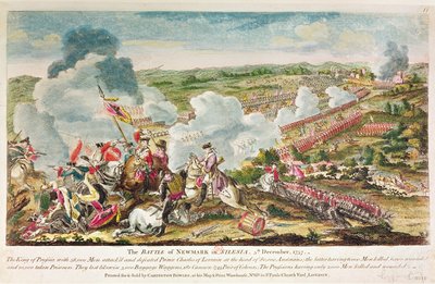 The Battle of Neumark, Silesia 5th December, 1757 by English School