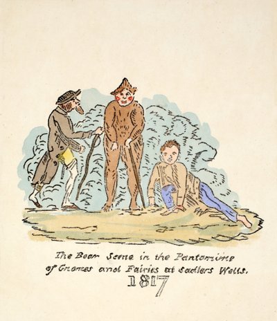 The Bear Scene in the Pantomime of Gnomes and Fairies at Sadler