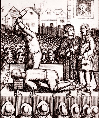 The Beheading of the Duke of Monmouth at Tower Hill, 15th July 1685 by English School