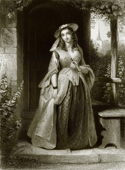 The Belle of the Village by English School