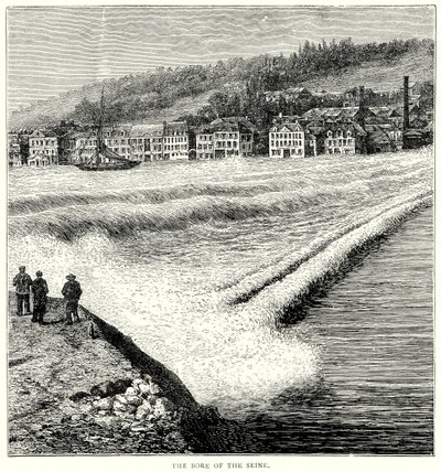 The Bore of the Seine by English School