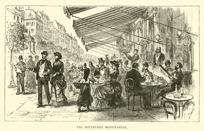 The Boulevard Montmartre by English School