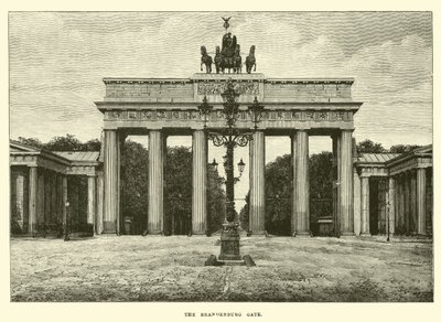 The Brandenburg Gate by English School