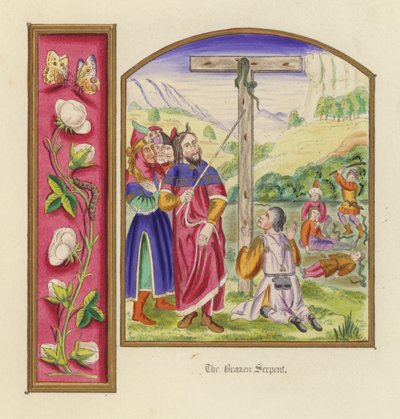 The Brazen Serpent by English School