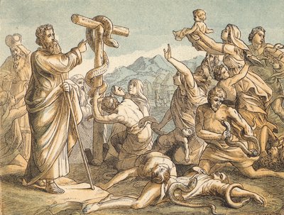 The Brazen Serpent by English School