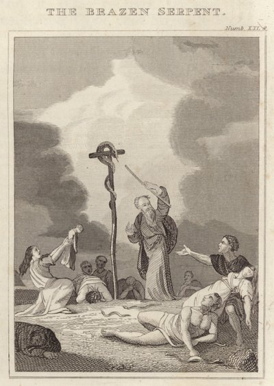 The Brazen Serpent by English School