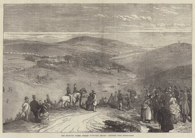 The Brighton Easter Monday Volunteer Review, Struggle near Rottingdean by English School