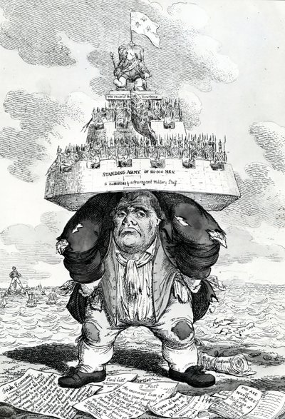 The British Atlas, or John Bull Supporting the Peace Establishment by English School