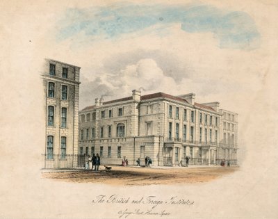 The British and Foreign Institute, 13 George Street, Hanover Square by English School
