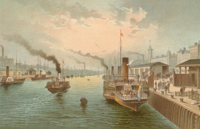 The Broomielaw, Glasgow by English School