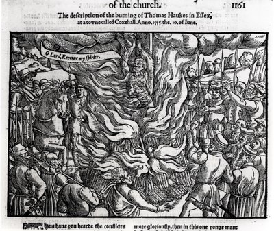 The Burning of Thomas Haukes, 10 June 1555, from 