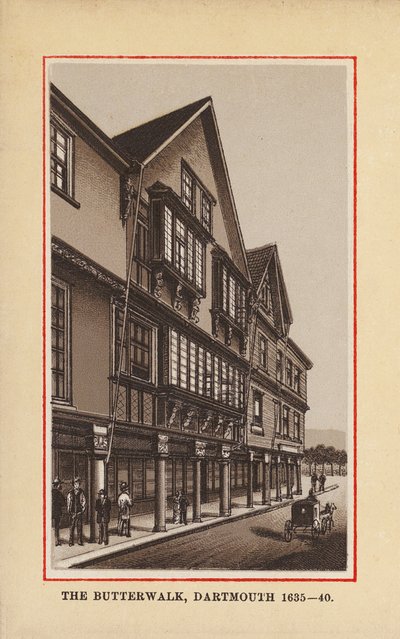 The Butterwalk, Dartmouth by English School