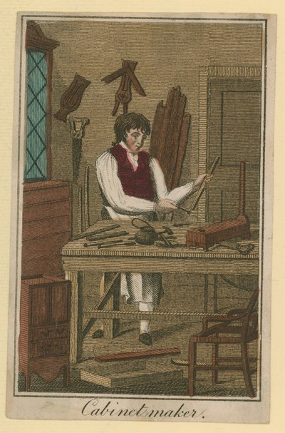 The Cabinet Maker by English School