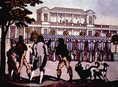 The Cafe des Tuileries from the 