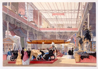 The Canadian Hall from Dickinsons Comprehensive Pictures of the Great Exhibition of 1851, published by Dickinson Brothers, 1854 by English School