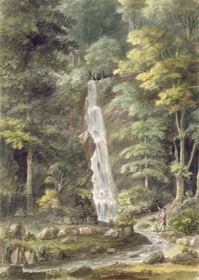 The Cascade Waterfall at Hestercombe Gardens by English School