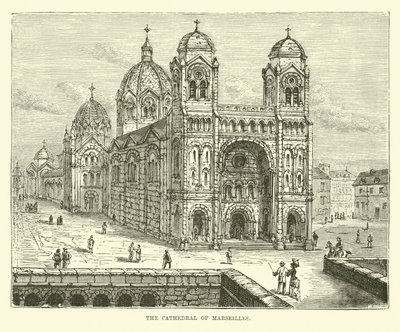 The Cathedral of Marseilles by English School