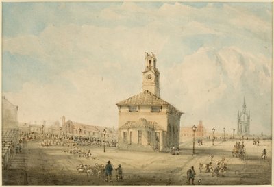 The Cattle Market, Newcastle upon Tyne by English School