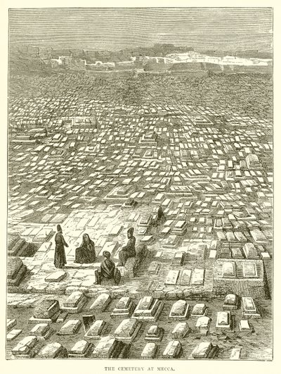 The Cemetery at Mecca by English School