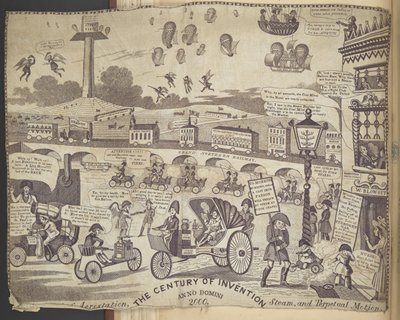The Century of Invention. Anno Domini 2000. Or the March of Aerorstation, Steam and Perpetual Motion by English School