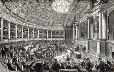 The Chamber of Deputies, Paris, from 