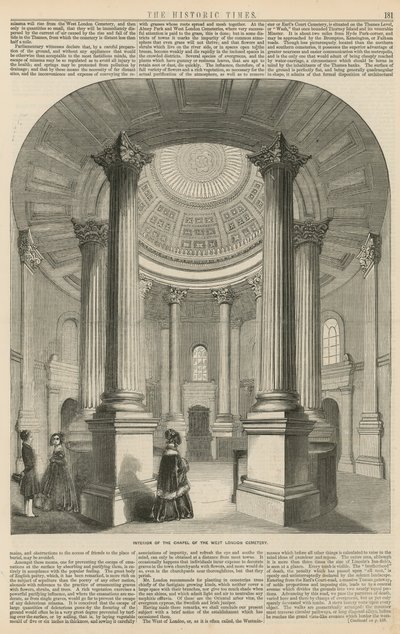 The Chapel of the West London Cemetery by English School