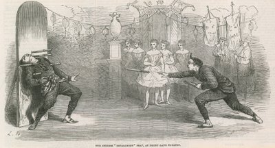 The Chinese impalement feat at Drury Lane Theatre by English School