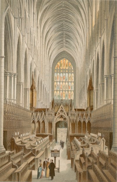 The Choir, Westminster Abbey by English School