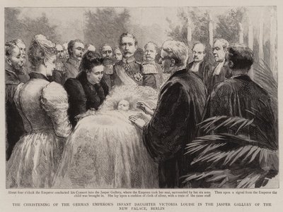 The Christening of the German Emperor