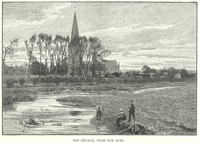 The Church, from the Ouse by English School