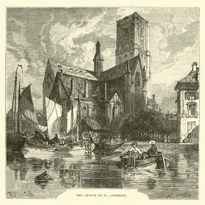 The Church of St. Lawrence by English School